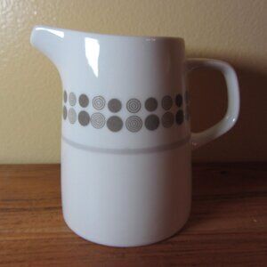 12 oz elite narumi japan creamer fine china domino pattern vintage 5382 (w3305)